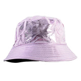 Metallic Bucket Hat for Parties and Costumes in Pink