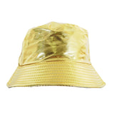 Metallic Bucket Hat for Parties and Costumes in Gold