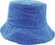 Aussie Terry Towelling Bucket Hat - Royal Blue (Retro Lad Cap for Fishing/Camping)