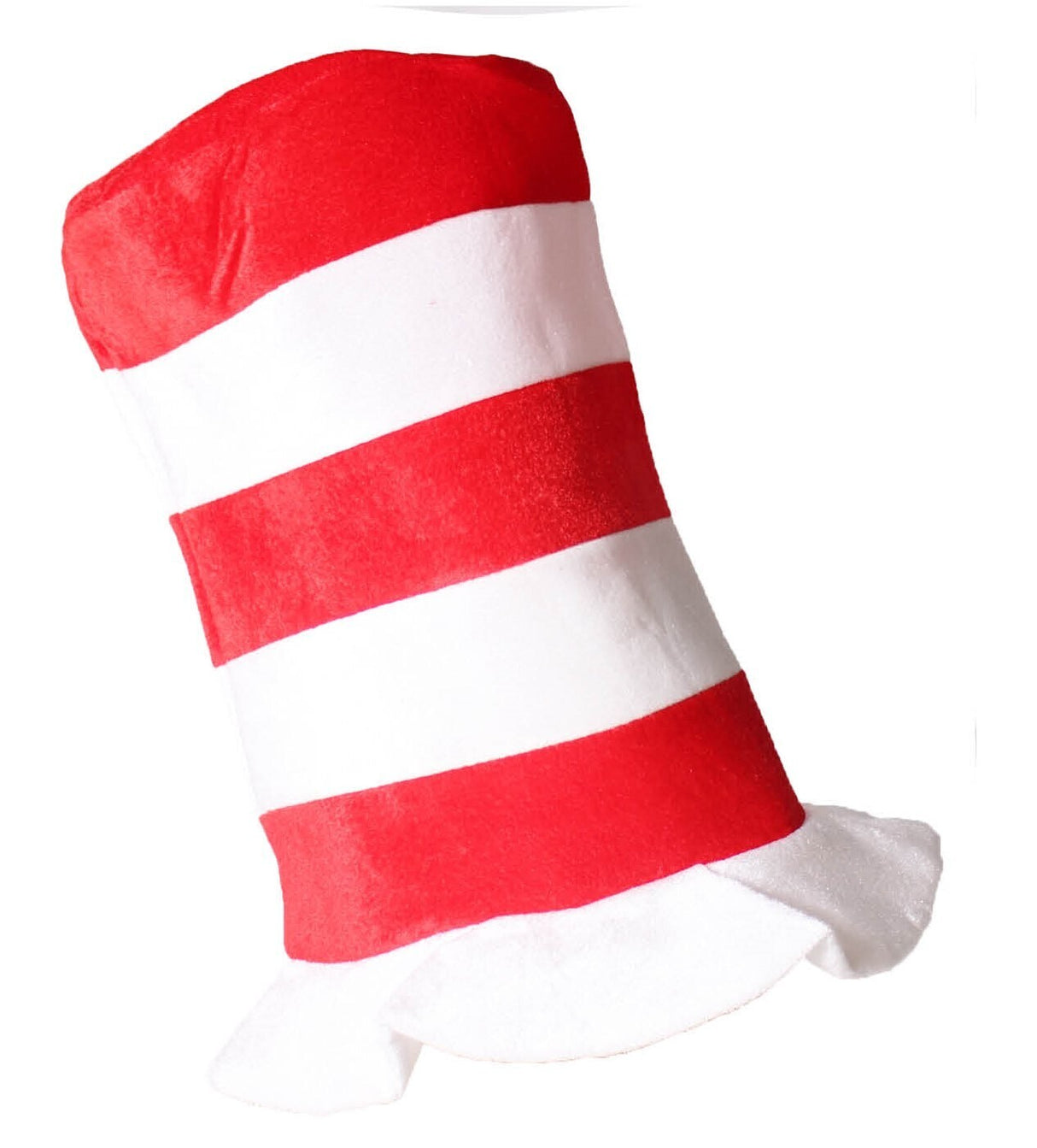 Dr Seuss Cat In The Hat Child Size Costume Top Hat Party - Red White Stripe