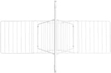 BRABANTIA 25m Hang On Drying Rack in White Drying Airing Rack Clothing Horse Stand