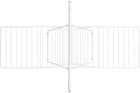 BRABANTIA 25m Hang On Drying Rack in White Drying Airing Rack Clothing Horse Stand