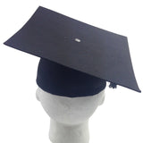 Black Graduation Mortar Board Hat - Bachelor/Academic (School/Fancy Dress)