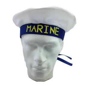 Navy Blue Marine/Sailor Cap - Sea Skipper Costume (Halloween & Fancy Dress)