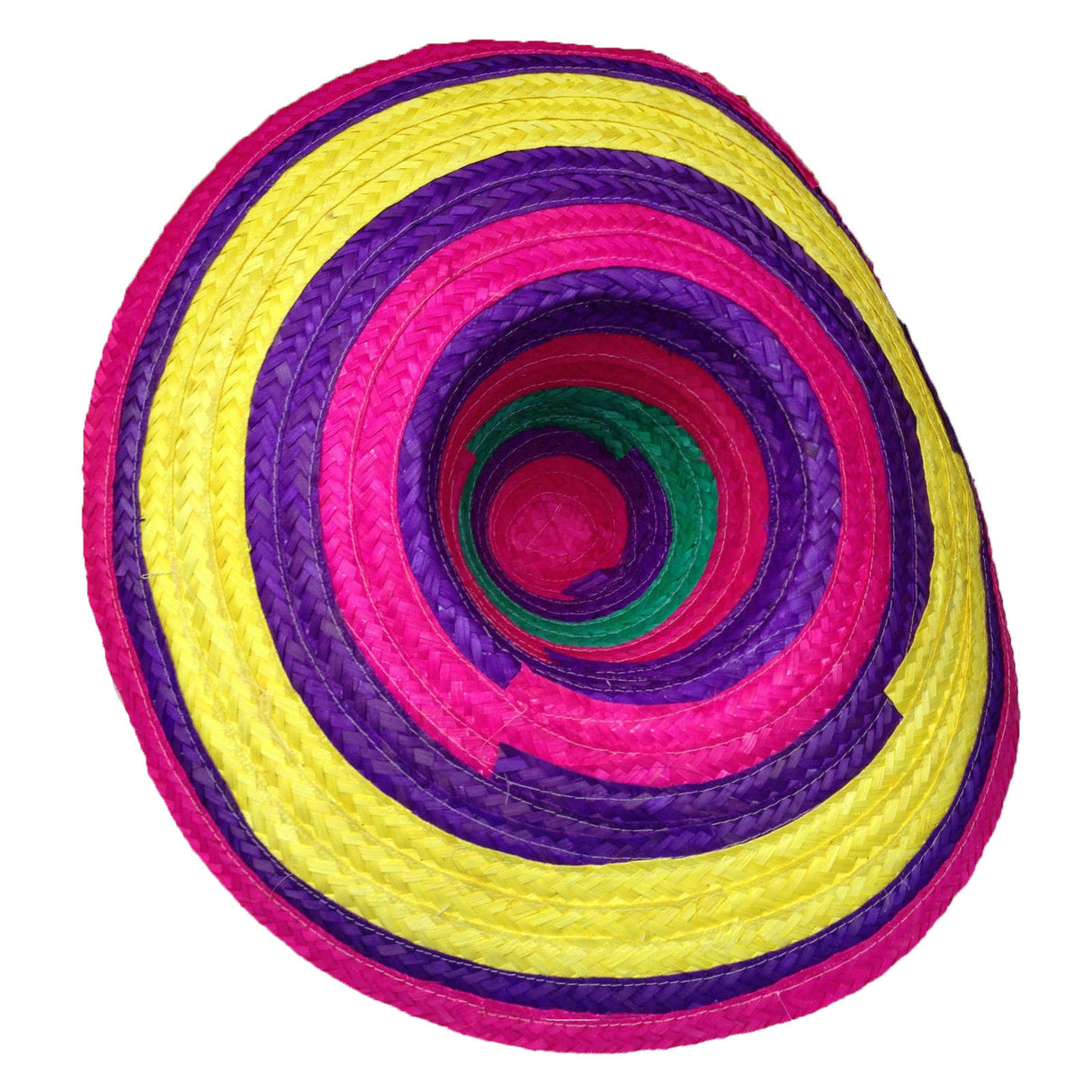10x Mexican RAINBOW SOMBRERO Fancy Dress Straw Party Costume Hat Cap Spanish BULK
