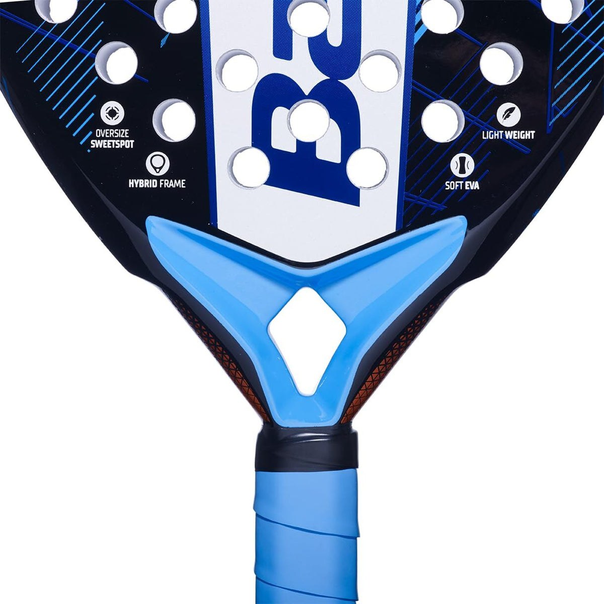 Babolat Air Origin Padel Racquet Racket Beginners in Blue