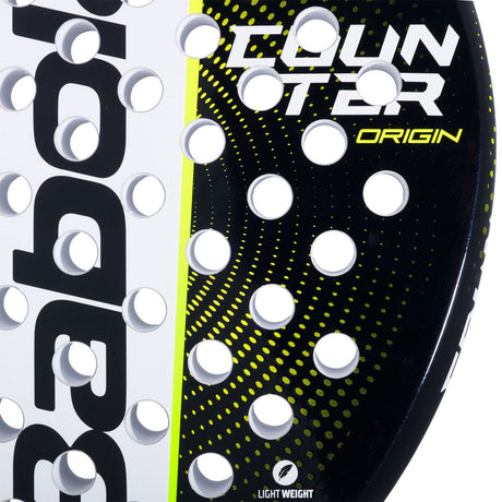 Babolat Counter Origin Padel Racquet - Black/Yellow (Beginners Racket)