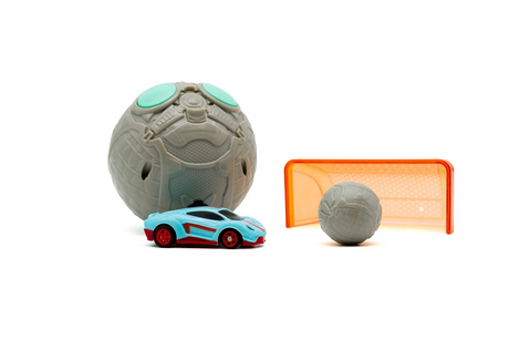Rocket League Toy Micro RC Endo Car with Goal 2.4GHz Light Up in Blue