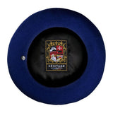 Laulhere Heritage Unisex Winter Wool Beret - Blue