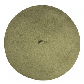 Laulhere Heritage Unisex Winter Wool Beret - Khaki