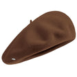 Laulhere Heritage Unisex Winter Wool Beret - Brown