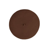Laulhere Heritage Unisex Winter Wool Beret - Brown