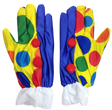 CLOWN GLOVES Costume Fancy Dress Circus Fancy Dress Halloween Funny One Size