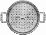 Scanpan Impact 28cm Multi Purpose Pan with Steamer - Silver (Braise & Sauté)