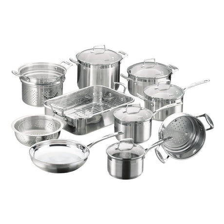Scanpan Impact 10-Piece Stainless Cookware Pots, Pans & more Set