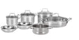 Scanpan Impact 7 Piece Stainless Steel Cookware Set Induction Oven Safe