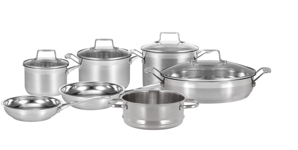 Scanpan Impact 7 Piece Stainless Steel Cookware Set Induction Oven Safe
