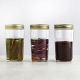 Kilner Wide Mouth Preserve Jars Set of 6 – 500ml Glass Canning Storage Screw Lid