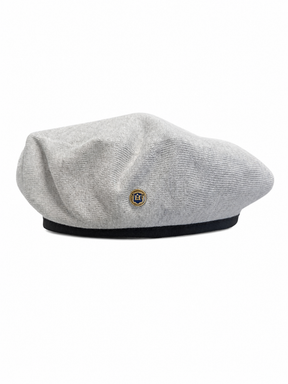 Laulhere Mestura 100% Cotton French Beret Hat in Brume (Made in France)