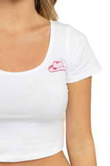 Ringers Western Dreamer Womens Sleep Set Pyjamas PJ Top & Bottom in White