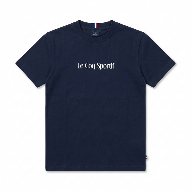 Le Coq Sportif Mens Voile Tee Top T Shirt - Dress Blues