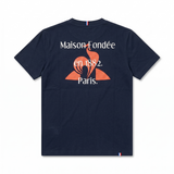 Le Coq Sportif Mens Voile Tee Top T Shirt - Dress Blues
