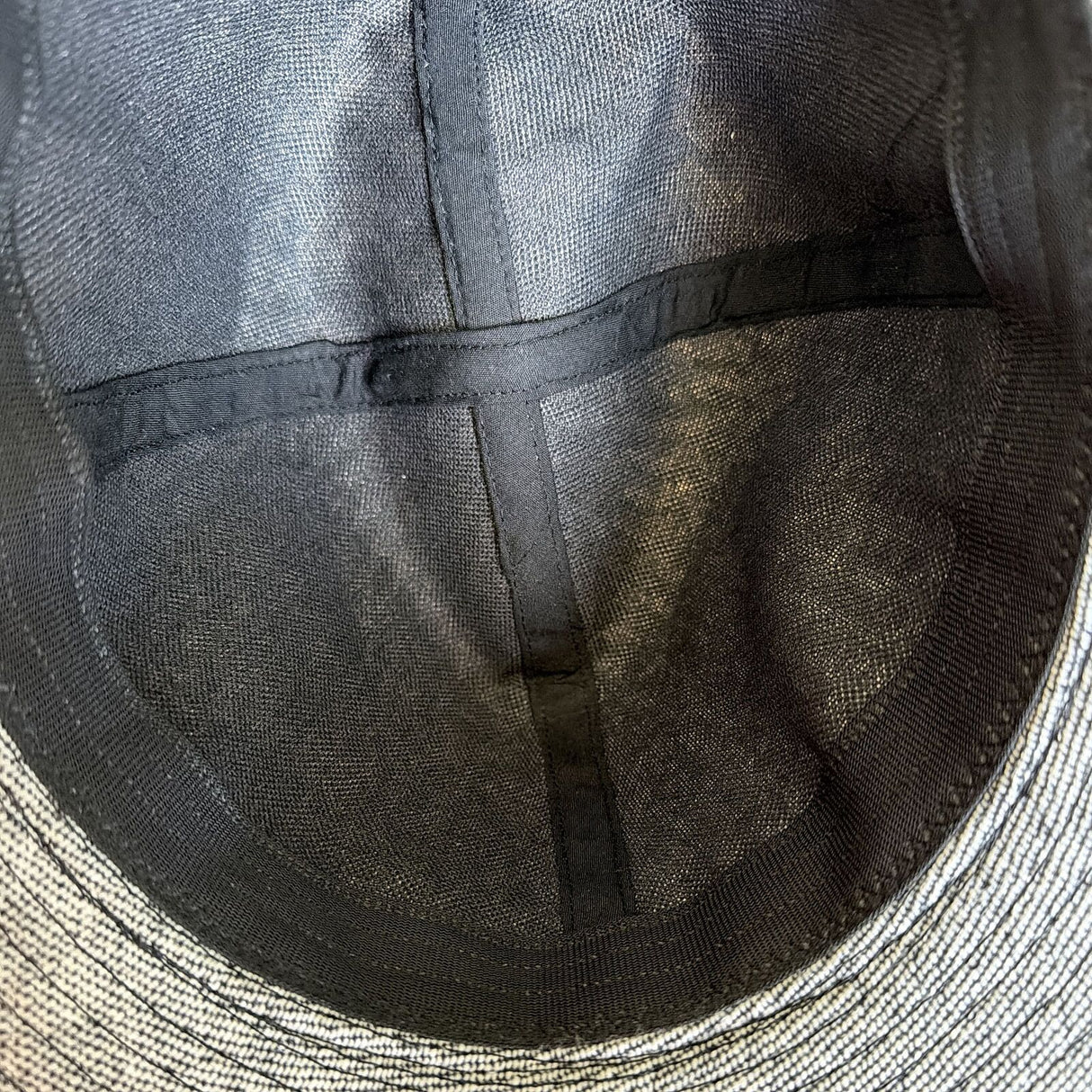 Mens Wool Blend Tweed Trilby Hat in Charcoal with Stingy Brim