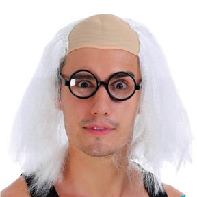 White Mad Scientist/Einstein Wig - Doc/Halloween Costume (Fancy Dress)