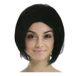 Black Assymetrical Bob Wig - Funky Modern Hair for Cosplay Costume/Fancy Dress Party