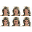 6x Mens Spiky Blonde Mullet Wig Bulk Pack - Bogan/Punk Rock Costume for 80s Party