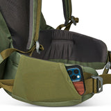 KELTY Asher 65L Hiking Backpack Outdoor Travel Pack Bag - Winter Moss/Dill