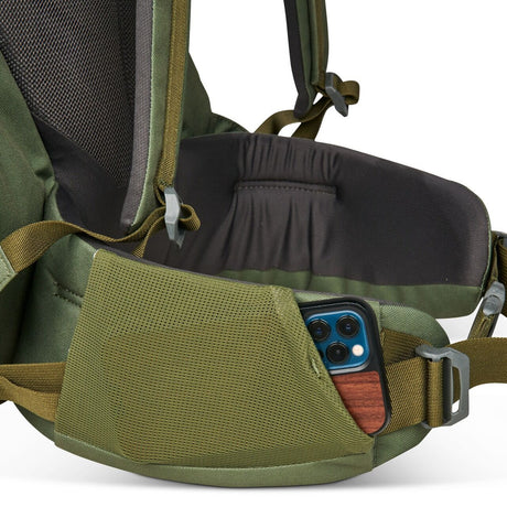 KELTY Asher 65L Hiking Backpack Outdoor Travel Pack Bag - Winter Moss/Dill