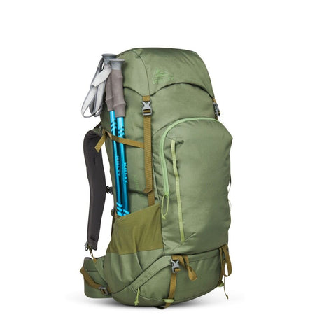KELTY Asher 65L Hiking Backpack Outdoor Travel Pack Bag - Winter Moss/Dill