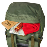 KELTY Asher 65L Hiking Backpack Outdoor Travel Pack Bag - Winter Moss/Dill