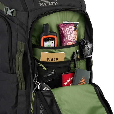 Kelty Redwing Traveler 50 Outdoor Backpack - Black (Travel & Hiking Bag)