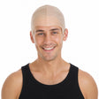 Bald Latex Rubber Wig Cover/Cap - Skinhead Halloween Costume & Fancy Dress