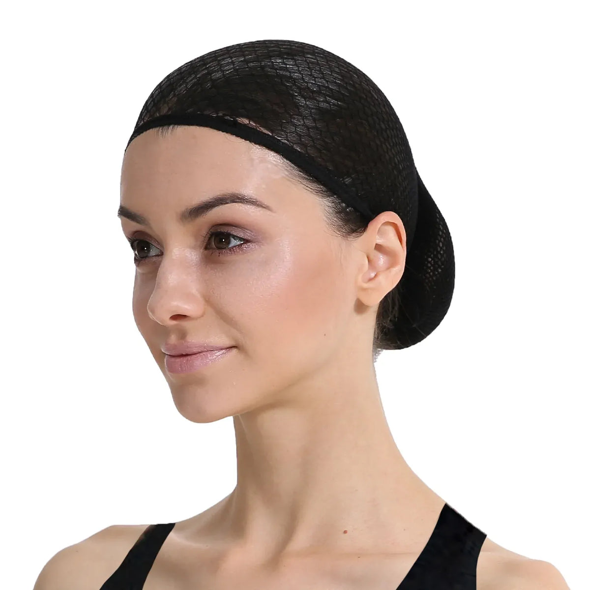 Black Open-Top Wig Cap - Breathable Mesh Hair Net (Wig Fitting ...