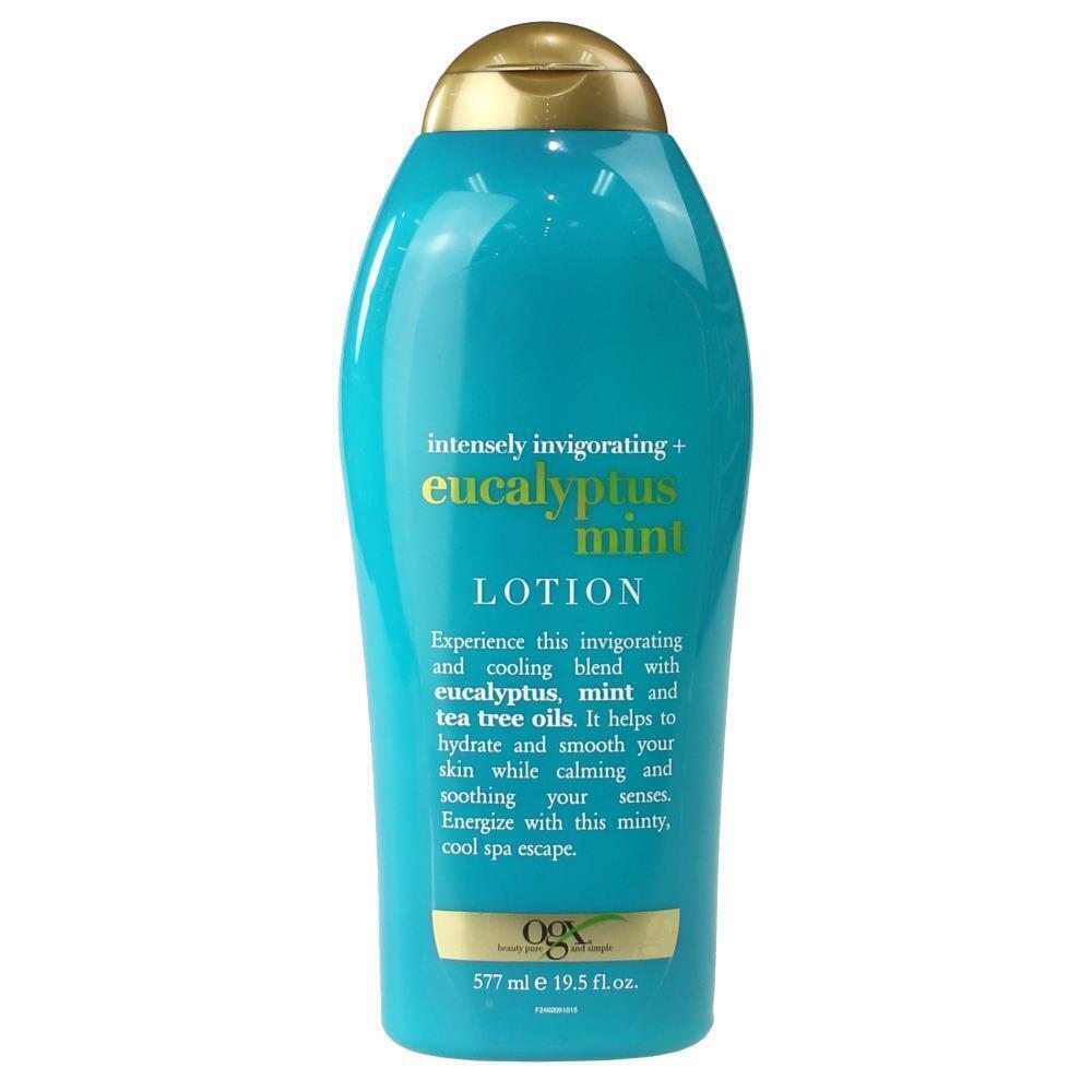 OGX 577ml Body Lotion Moisturizer Eucalyptus Mint Moisturiser