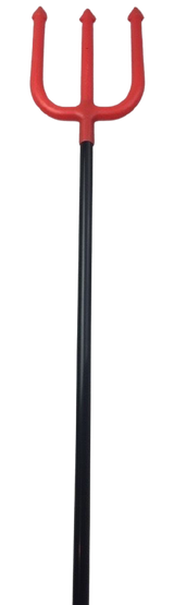 110cm Red Devil Trident - Halloween Fancy Dress Costume Stick (Party Accessory)