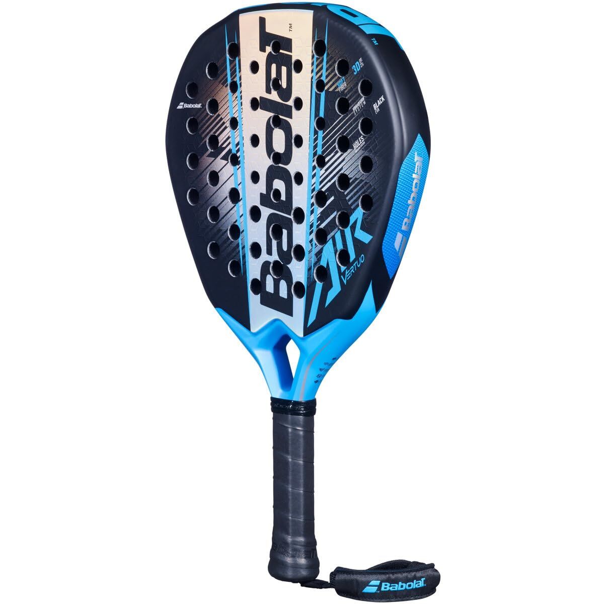 Babolat Air Vertuo 2.6 Padel Racquet Adult Advanced in Blue/Black