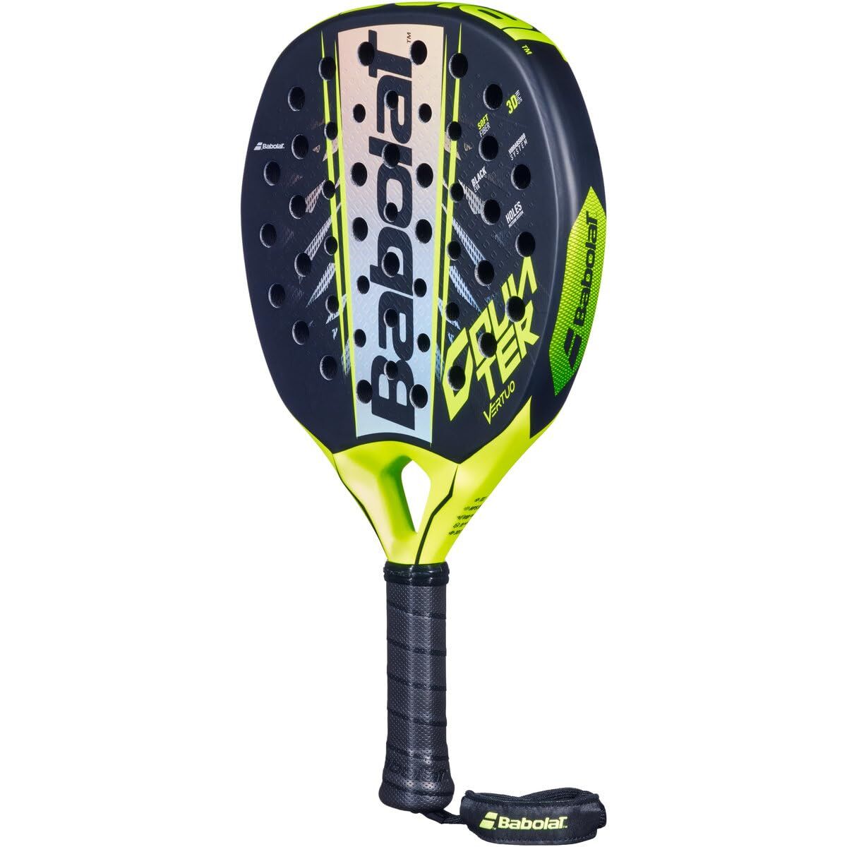 Babolat Counter Vertuo 2.6 Padel Racquet Racket Adult in Black/Yellow