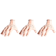 3x Fake Life Size Hand Pack - Wednesday/Addams Family Style Halloween Prop (Party Decor)
