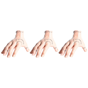 3x Fake Life Size Hand Pack - Wednesday/Addams Family Style Halloween Prop (Party Decor)