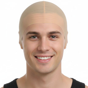 Bald Skinhead Latex Rubber Cap - Wig Cover (Halloween Costume & Fancy Dress)