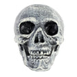 Skull Prop with Opening Jaw - Grey/White (19x16cm Halloween Decoration)