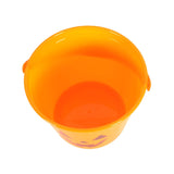 Halloween Pumpkin Trick or Treat Bucket - Orange Jack-O-Lantern (14x12cm)