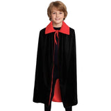 Vampire Family Costume Set - Womens & Kids Devil Cape Halloween Fancy Dress