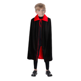 Kids Red/Black Cape - Vampire Cloak/Ghost Costume for Halloween/Fancy Dress Party