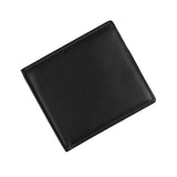 Dents Men's Smooth Nappa Leather Bifold Wallet with RFID Blocking in Black/Slate