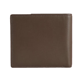 Dents Men's Smooth Nappa Leather Bifold Wallet with RFID Blocking in Tan/Olive